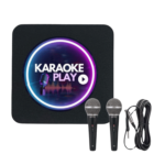 Karaoke PLay com 2 Microfones Com Fio