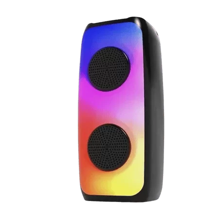 Caixa som para karaokê